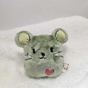 Doudou de poche "Souris verte"