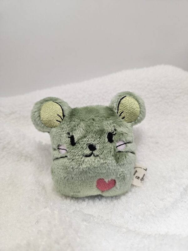 Doudou de poche "Souris verte"